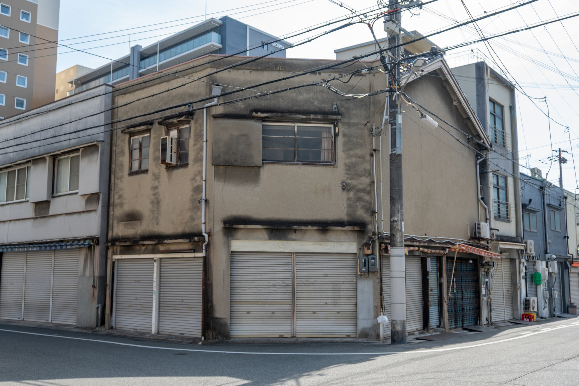 老朽化が目立つ空き家