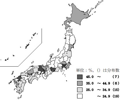 集合住宅全国割合