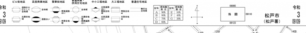 路線価図の一例