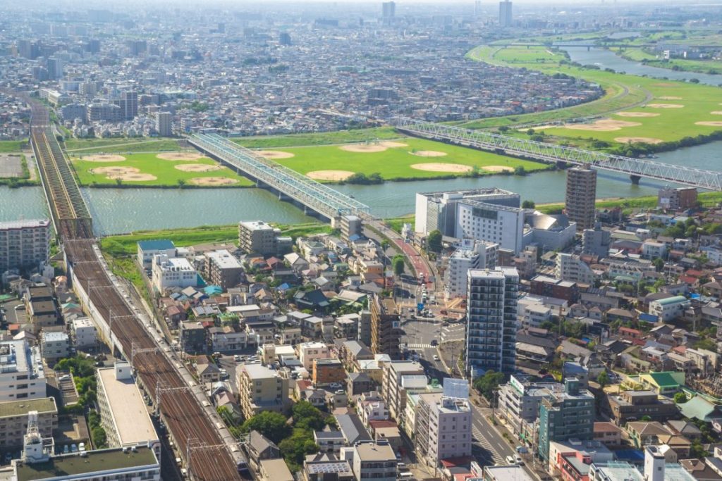 上空からの風景