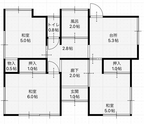 detached 福島県田村市大越町上大越曲田原